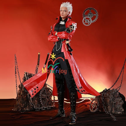 Monenjoy Collapse Star Rail x Fate [UBW] ชุดคอสเพลย์ Archer หนังเทียม Holy Grail สุดเก๋ สไตล์ Junkan/Quantum 