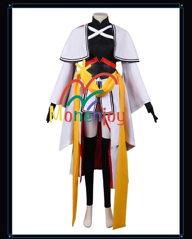 Monenjoy Fate/Grand Order 長尾景虎(Fate) 　コスプレ衣装　ながお かげとら 昭和戦国 上杉謙信 　コスチューム　 ルーラー ランサー 巡霊の祝祭 - Monenjoy