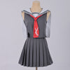 Monenjoy 鳴潮　千咲　コスプレ衣装　JK服　ちさ　 WutheringWaves  制服　グレー色　Chisa ユニフォーム　イベント　コスチュームGS1958