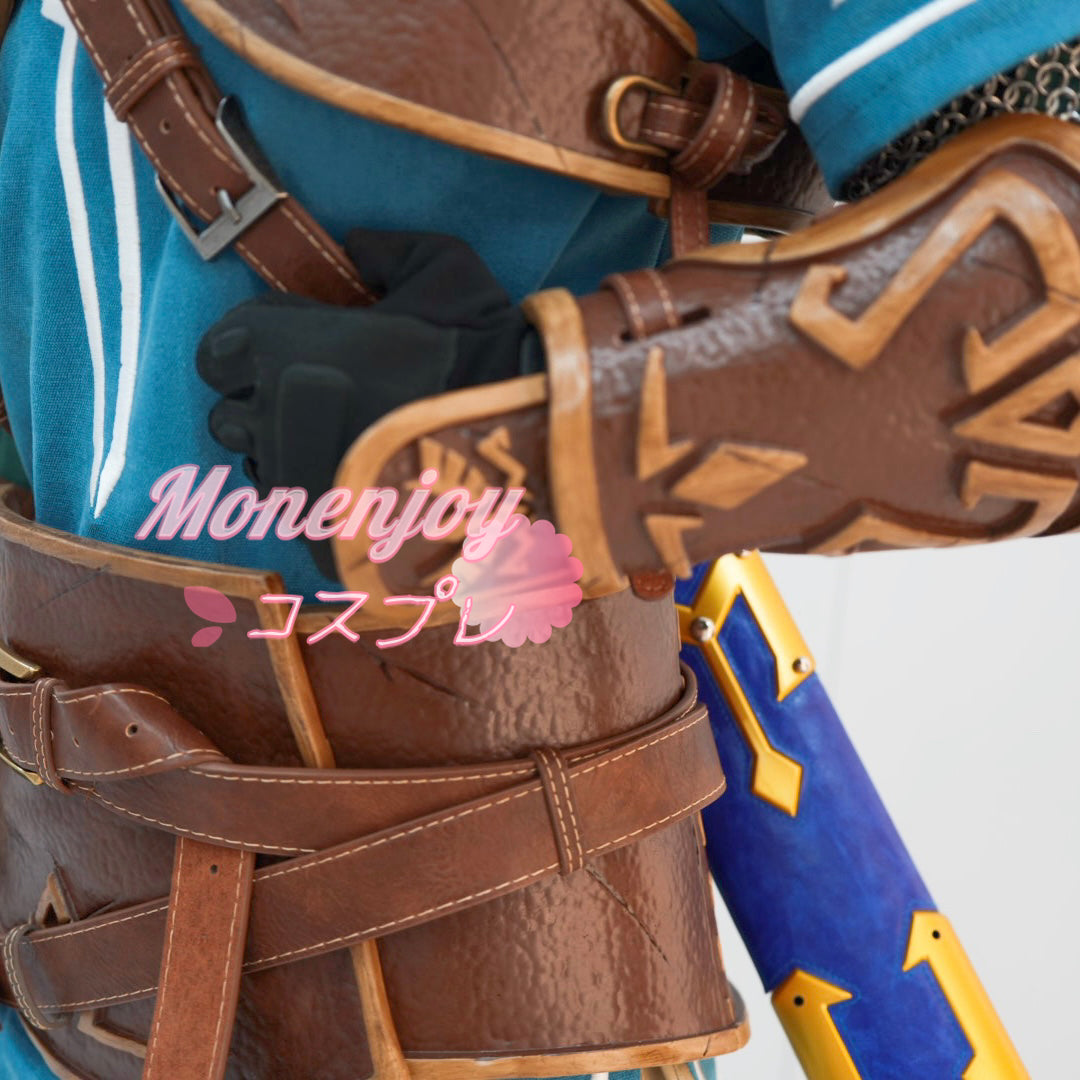 Monenjoy ゼルダの伝説 リンク　英傑服　英傑の服 　豪華生地　試練の覇者　ティアーズオブザキングダム　イベント　仮装 ブレワイ　 - Monenjoy