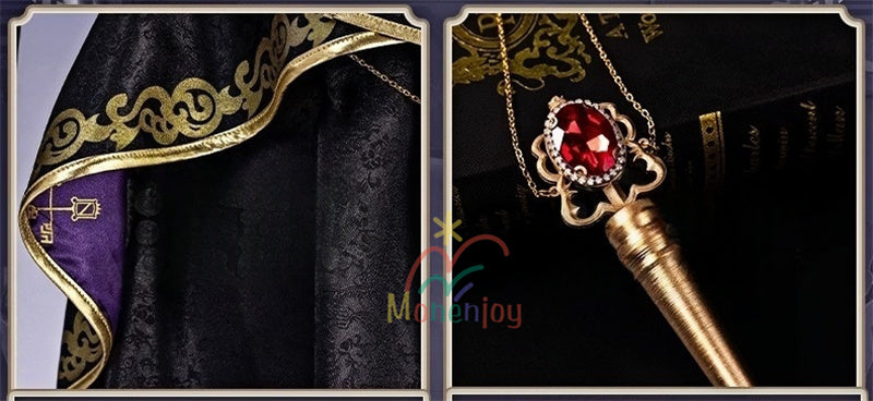 Monenjoy　ディズニー ツイステッドワンダーランド（ツイステ） レオナ エース イデア 全員 制服　ユニフォーム　ペンの道具付　式典服 コスプレ衣装