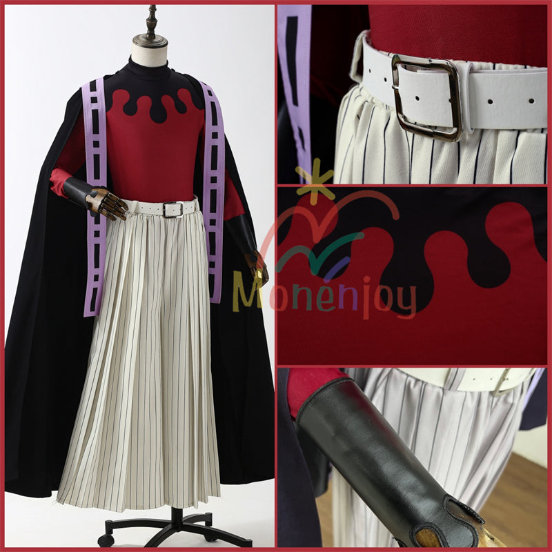 Monenjoy　鬼滅の刃 童磨 コスプレ衣装　帽子付き　どうま　衣装　上弦の弐 洋服 無限城 　ハロウィン　きめつのやいば　コスチューム