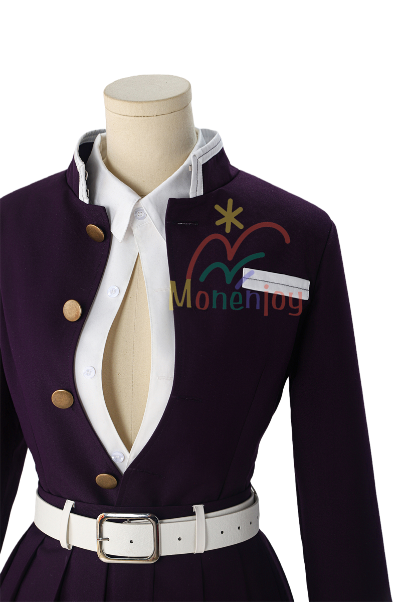 Monenjoy　鬼滅の刃　甘露寺 蜜璃　コスプレ衣装　ソックス付き　かんろじ みつり　コスチューム 恋柱 鬼殺隊　隊服　イベント