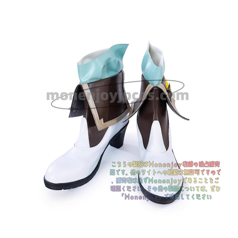 Monenjoy 崩壊スターレイル　ホタル 靴　コスプレ道具　スパッツブーツ　デザイン　オーダーメイド - Monenjoy