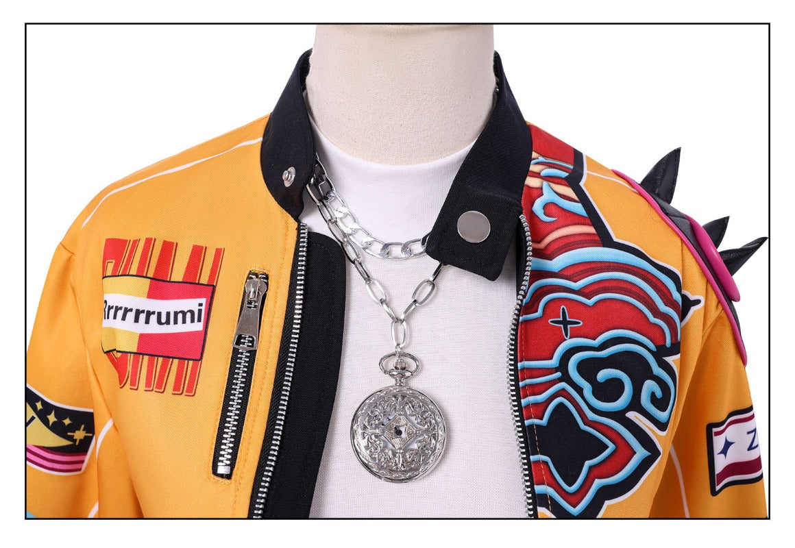 Monenjoy Anime Movie KPOP Girls! Demon Hunters Rumi Zoe Korean Style Cosplay Costume KPOP Superstar 