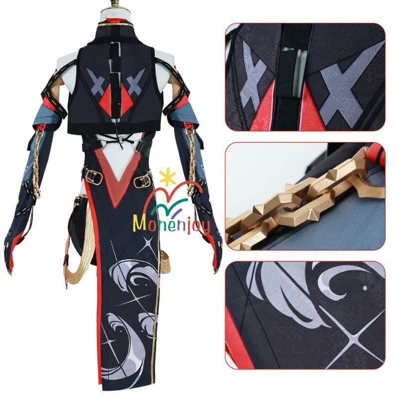 Monenjoy　鳴潮　インリン　コスプレ　吟霖　衣装　ワンピース　アクセサリー付 - Monenjoy