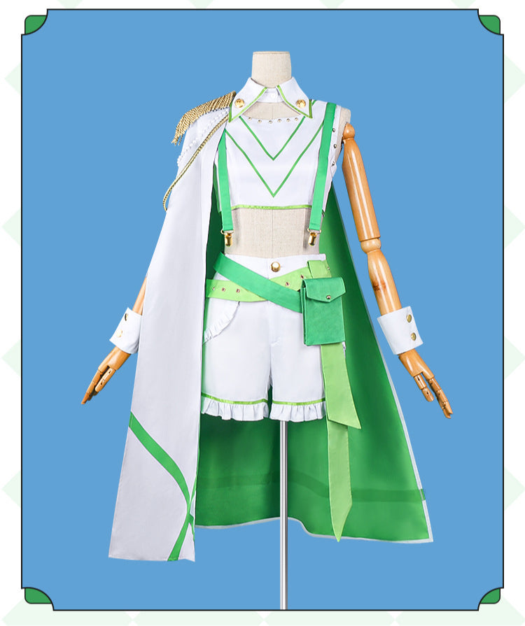 Monenjoy　前橋ウィッチーズ　北原 キョウカ　コスプレ衣装　緑色　ライブ服　舞台服　演出服　