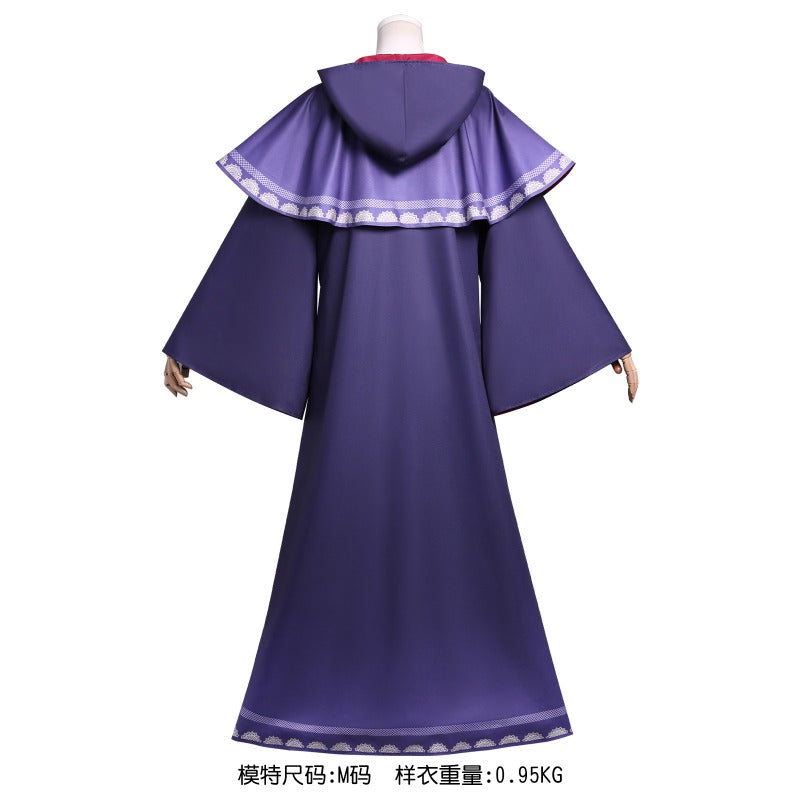 Monenjoy　サイレント・ウィッチ  モニカ・エヴァレット マント　紫色　モニカ・ノートンと　ケーツ　コスプレ衣装　七賢人　魔術師服　沈黙の魔女の隠しごとGS1916