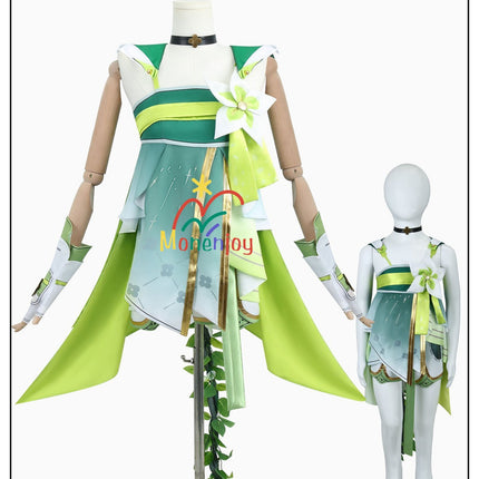 Monenjoy　鳴潮　ヴェリーナ　コスプレ衣装　かわいい　ワンピース　髪飾り付 - Monenjoy