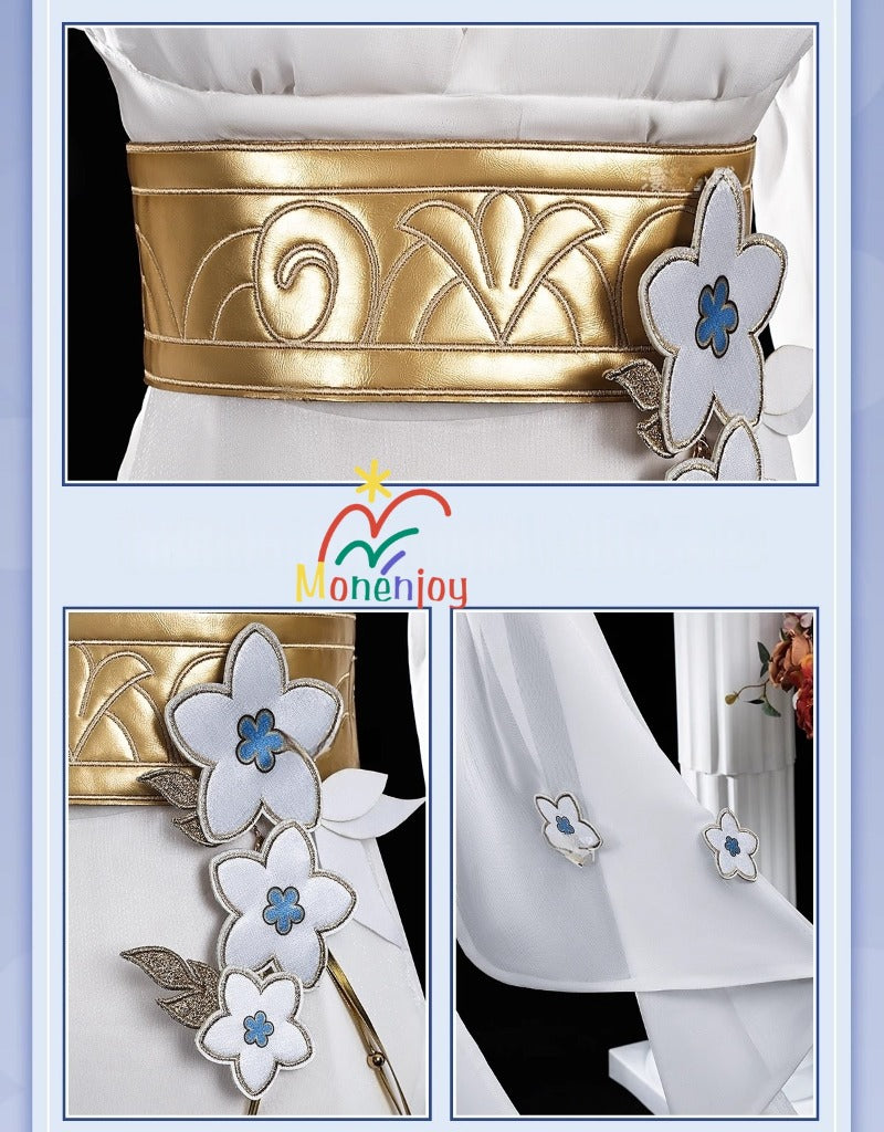 Monenjoy　崩壊スターレイル ヤヌサポリスの聖女トリスビアス コスプレ衣装　ドレス　コスチューム　イベント　GS1202 - Monenjoy