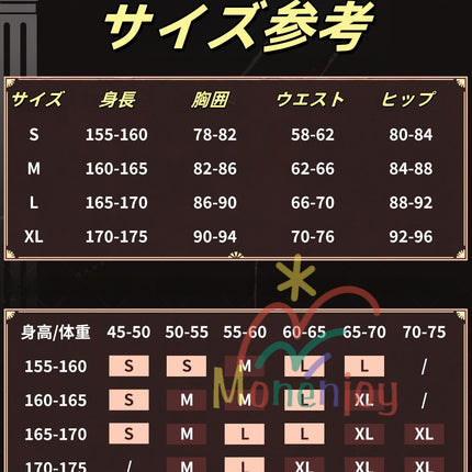 Monenjoy　崩壊スターレイル　長夜月　コスプレ衣装　記憶なのか　金属製パーツ　三月なのか　靴カバー付き　黄金裔　オロニクス　コスチュームGS1942