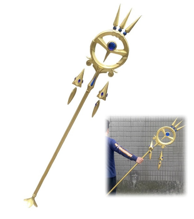 Monenjoy　サイレント・ウィッチ　モニカ・エヴァレット　法杖　コスプレ道具　158cm　PUゴム製　魔術師・七賢人GS1390 - Monenjoy