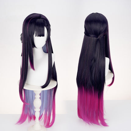 Monenjoy 崩壊スターレイル　セイレンス　ウィッグ　100cm　カツラ　Hysilens 女騎士 オンパロス　コスプレ道具　イベントGSwig002