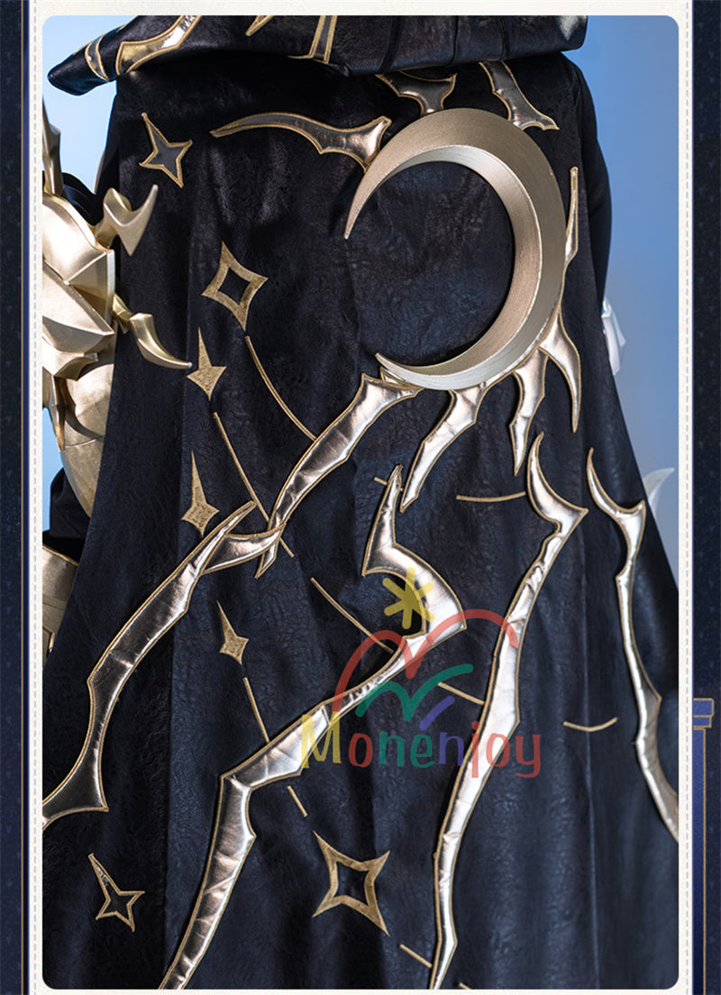 Monenjoy 崩壊スターレイル　フレイムスティーラー　コスプレ衣装　カスライナ　3d樹脂パーツ　暗黒の潮　火種を盗む者　コスチューム