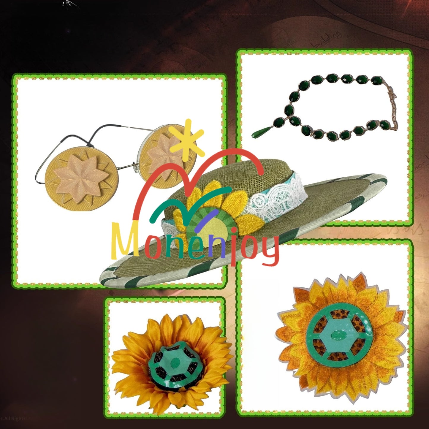 Monenjoy 第五人格× #コナン・ドイル財団 コラボ　記者衣装パックプレビュー　コスプレ衣装　ミズ・ワトソン 　コスチューム　眼鏡＋帽子付 - Monenjoy