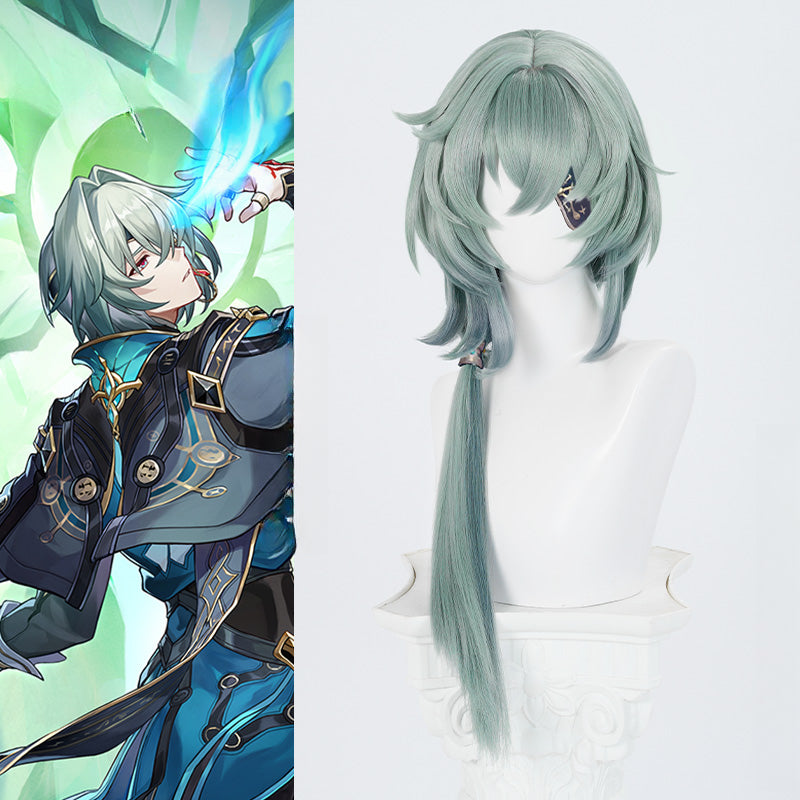 Monenjoy　崩壊スターレイル　アナイクス　ウィッグ　カツラ　コスプレ道具　おもちゃ　イベント - Monenjoy