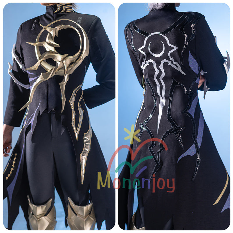 Monenjoy 崩壊スターレイル　フレイムスティーラー　コスプレ衣装　カスライナ　3d樹脂パーツ　暗黒の潮　火種を盗む者　コスチューム