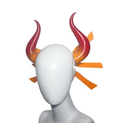 Monenjoy　ワンピース　ワノ国編 ヤマト YAMATO 大和 角 髪飾り コスプレ コスプレ道具 仮装 変装 人気 白 緑 青 ロングヘア かつら 小物 cosplaygs-bt001