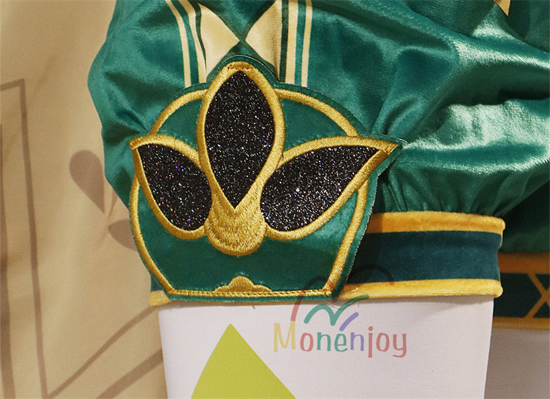 Monenjoy　原神 ウェンティ　コスプレ衣装　Venti 　コスチューム　帽子付き　吟遊詩人  モンド　イベント　仮装　ハロウィン
