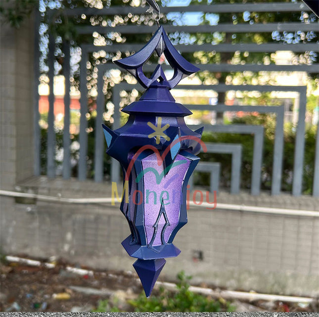 Monenjoy 原神 フリンズ / Flins  血染めの荒れ地  闇影と灯り 長槍 コスプレ道具 200cm 武器モデル PU製ナド・クライの「ライトキーパー   Bloodsoaked Ruins  Luna I