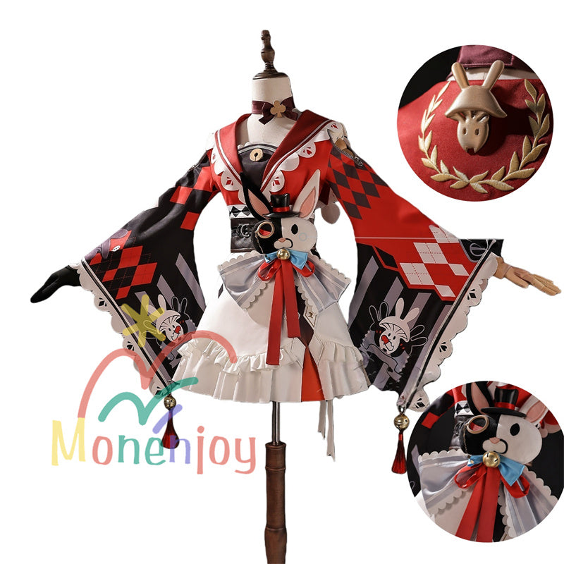 第一弾予約中　Monenjoy　崩壊スターレイル 火花　コスプレ衣装 ドレス フルセット 3D樹脂パーツ ぬいぐるみ付き スタレ　コスチューム 二相楽園 愉悦 　仮装