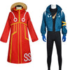 Monenjoy ONEPIECE モンキー・D・ルフィ　エッグヘッド　海賊団 衣装 ユニフォーム　礼服　コスチューム　少年漫画　COS　ハロウィン　舞台衣装　学園祭　クリスマス　イベント - Monenjoy
