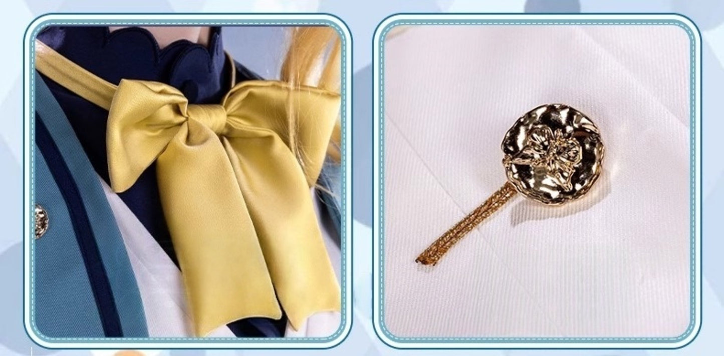 Monenjoy Silent Witch Monica Everett School Uniform Cosplay Costume Luxury Magician Dress 