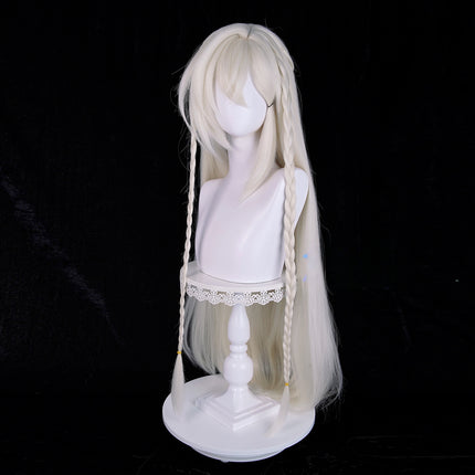 Monenjoy　原神 イスタロト コスプレウィッグ　時の執政　Wig ウィッグ　カツラ　コスプレ道具　ロングウィッグGSwig1008