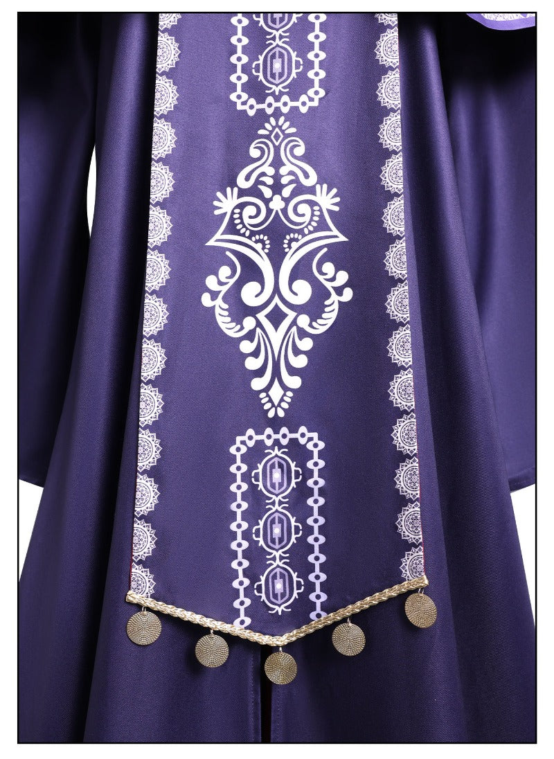 Monenjoy　サイレント・ウィッチ  モニカ・エヴァレット マント　紫色　モニカ・ノートンと　ケーツ　コスプレ衣装　七賢人　魔術師服　沈黙の魔女の隠しごとGS1916