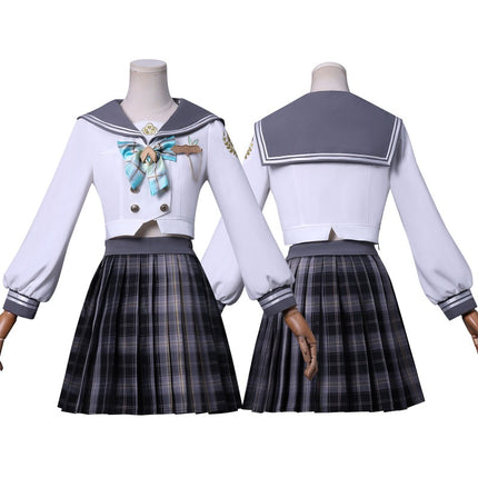 Monenjoy 崩壊スターレイル　ホタル　JK服　刺繡ロゴ　セーラー服　夏　春の贈り物　スターレイル　コスチューム　コスプレ衣装
