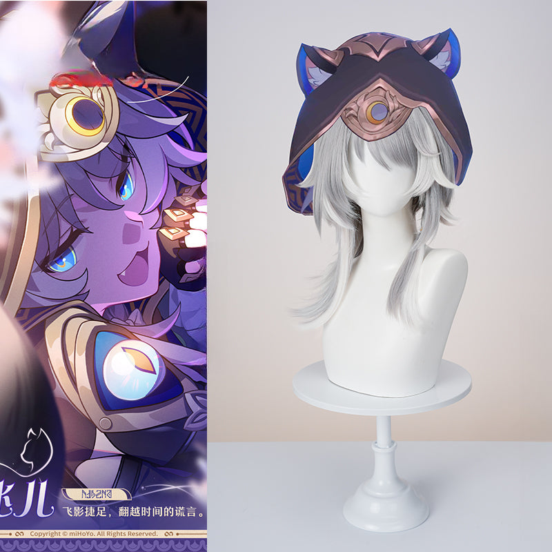 Monenjoy 崩壊：スターレイル サフェル ウィッグ　カツラ　コスプレ道具　アクセサリー　おもちゃ - Monenjoy