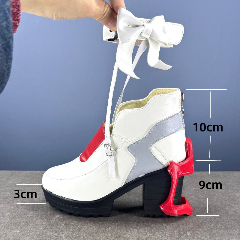 Monenjoy アークナイツ エンドフィールド アルデリア  靴　ブーツ　ヒール9cm　シューズ　コスプレ道具　3d樹脂製パーツ　イベント　 ハロウィン コミケ活動 Monenjoy