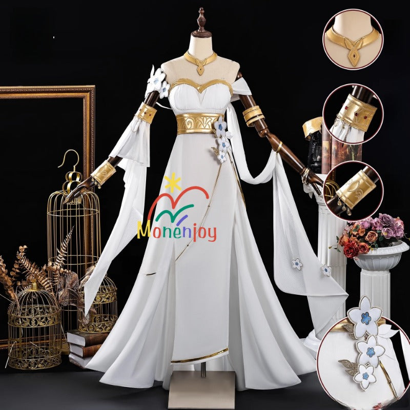 Monenjoy　崩壊スターレイル ヤヌサポリスの聖女トリスビアス コスプレ衣装　ドレス　コスチューム　イベント　GS1202 - Monenjoy