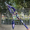 Monenjoy 原神 フリンズ / Flins  血染めの荒れ地  闇影と灯り 長槍 コスプレ道具　200cm　武器モデル　PU製ナド・クライの「ライトキーパー   Bloodsoaked Ruins  Luna I