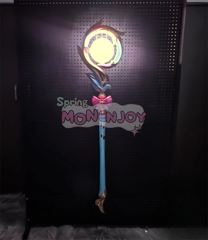 Monenjoy 崩壊スターレイル ヒアンシー 法杖　100cm　イカルン　25cm　小動物コスプレ道具　3dPLA材質　昏光の庭、オクヘイマ　アクセサリー　撮影道具　実物撮影　イベントGS1415 - Monenjoy
