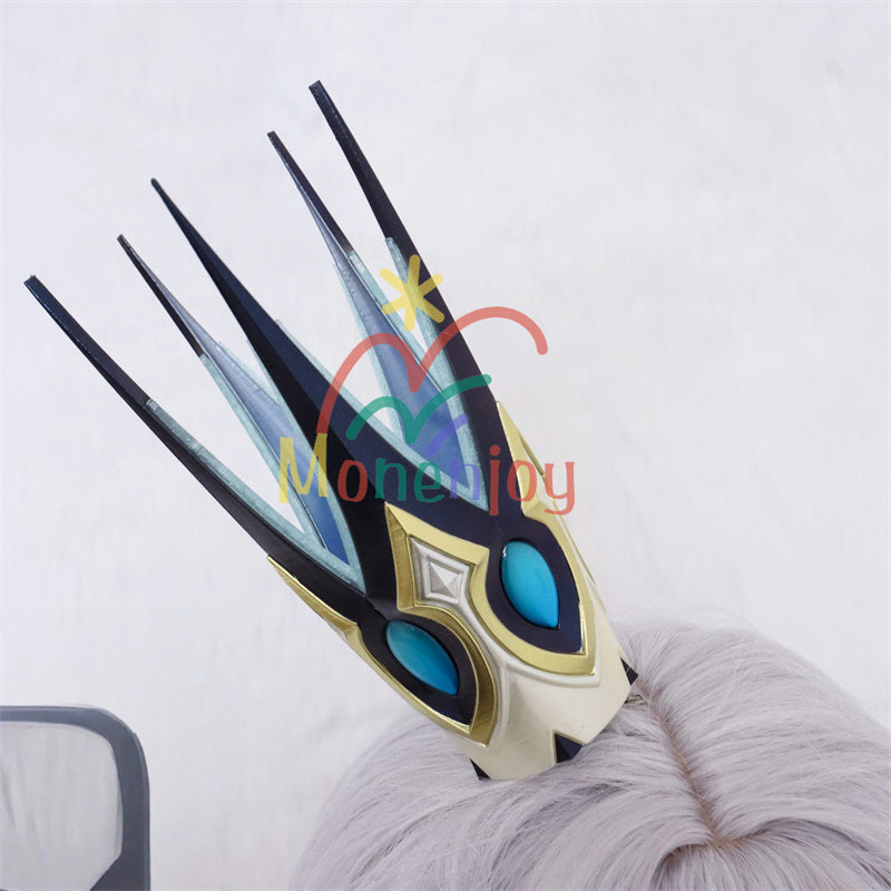 Monenjoy　崩壊スターレイル 　ケリュドラ　コスプレ道具　王冠　16.5cm　法杖　Cerydra　95cm　クイーンスタッフ オクヘイマ　女王の儀式杖  UVレジン製　炎冠 独裁官 女皇 総帥 カイザー