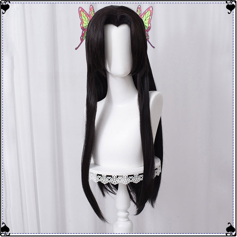 Monenjoy 鬼滅の刃 カナエ 胡蝶 しのぶ姉 ウィッグ　カツラ　Demon Slayer: Kimetsu no Yaiba 　コスプレ道具 - Monenjoy