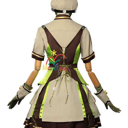 Monenjoy　インフィニティニキ 　森の蝶との戯れ コスプレ衣装 ワンピース　洋服　イベント　帽子付GS1226 - Monenjoy