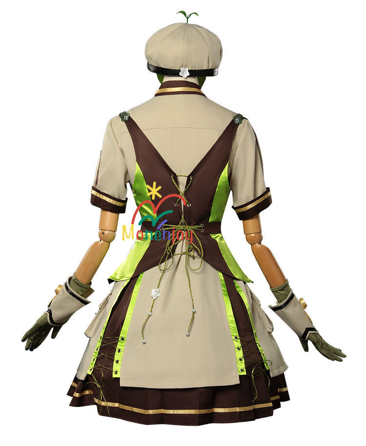 Monenjoy　インフィニティニキ 　森の蝶との戯れ コスプレ衣装 ワンピース　洋服　イベント　帽子付GS1226 - Monenjoy