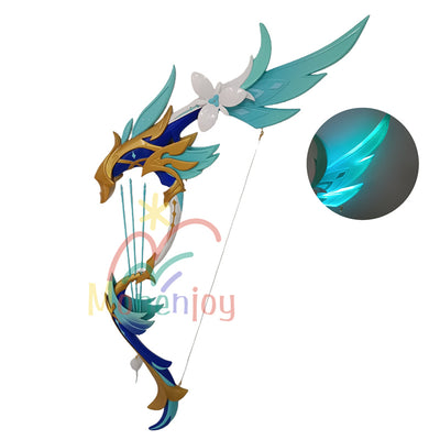 Monenjoy 原神 ウェンティ 弓 コスプレ道具 暁を告げる歴史 110cm PVC+PLA 発光モデル  高品質武器レプリカ