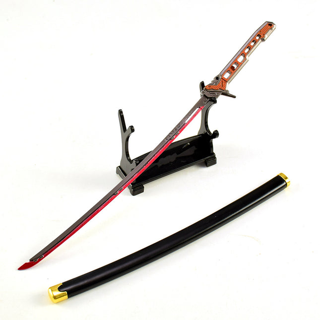 Monenjoy サイバーパンク2077 　武士　サムライ刀　26㎝　 アリーナブレイクアウト ミニチュア　武器モデル　アクセサリー　武器ファン
