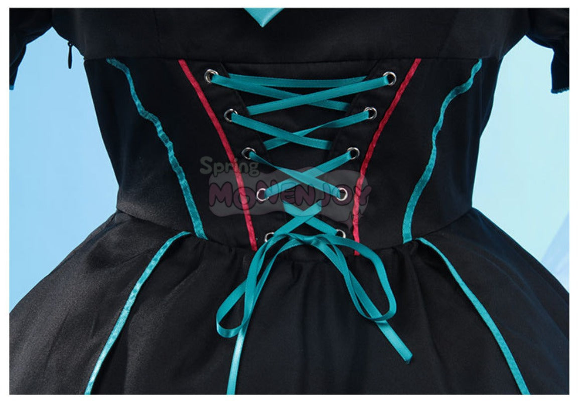 Monenjoy　初音ミク plays 月光下騎士団　コスプレ衣装　ワンピース　ハロウィン　イベントGS1319 - Monenjoy