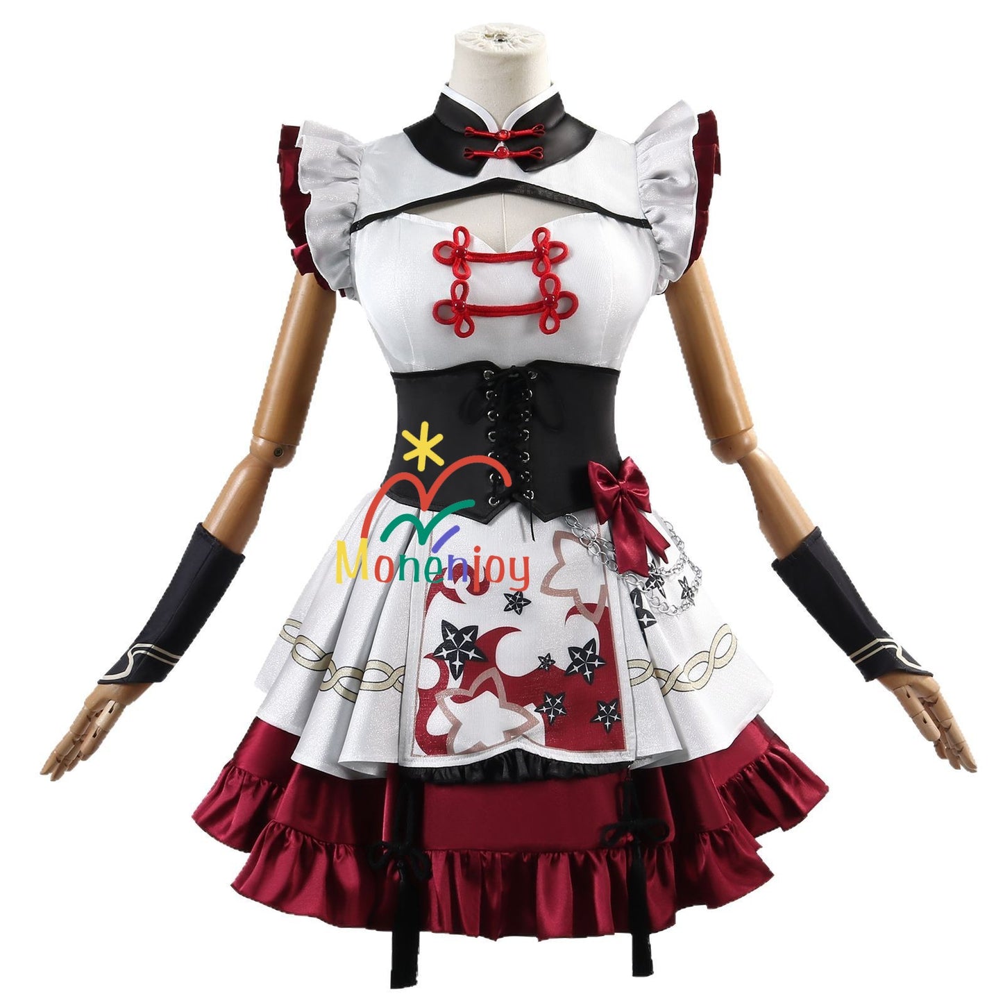 Monenjoy 鳴潮　西湖 コラボ　ツバキ コスプレ衣装　ワンピース　ロリータ　かわいい　 - Monenjoy