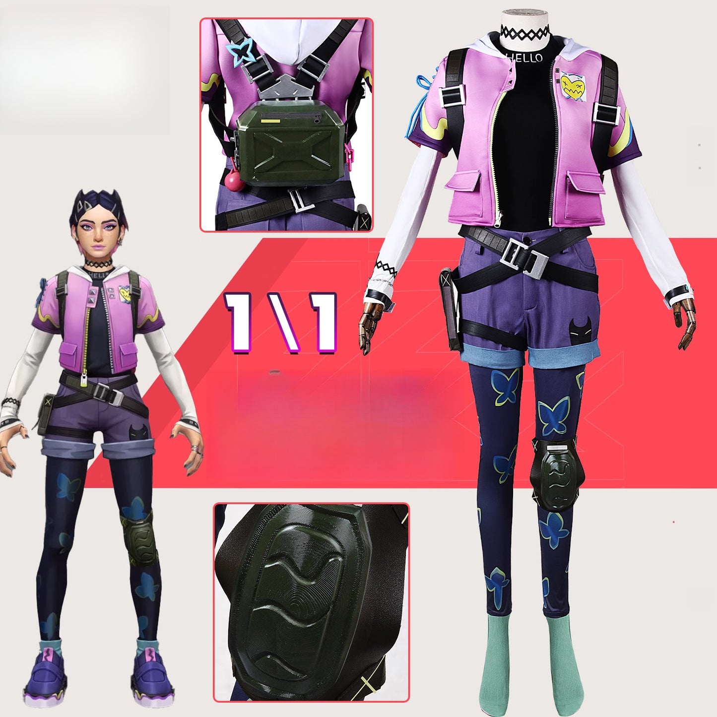 「受注商品」Monenjoy　ヴァロラント　クローヴ　コスプレ衣装　Clove　コスチューム　イベント　仮装　オーダーメイド可能 - Monenjoy