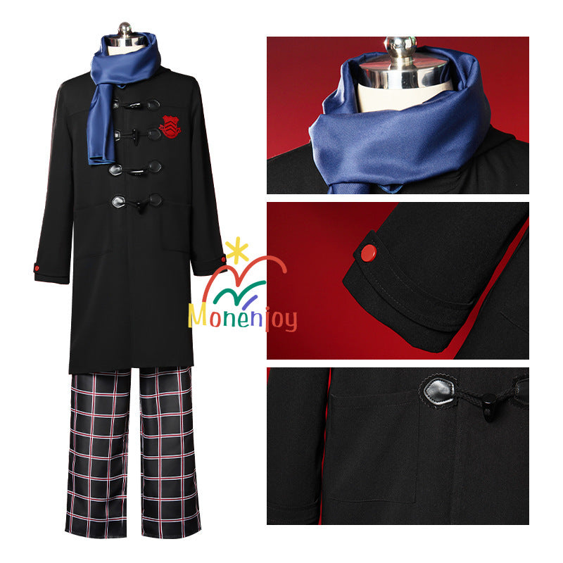 ペルソナ5 雨宮蓮 コスプレ衣装 フルセット　高品質 Amazon.co.jp: [BIANQUE] 雨宮蓮 コスプレ衣装 ペルソナ5 JOKER
