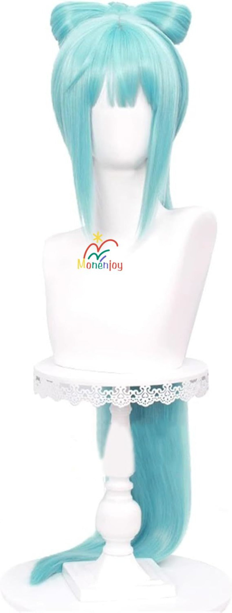 Monenjoy　初音ミク　かつら 鬘 WIG ヴァンパイア 吸血鬼 ウィッグ ネット付き コスプレ　ツインテール カツラ グッズ アニメ コスプレ道具GS1320 - Monenjoy