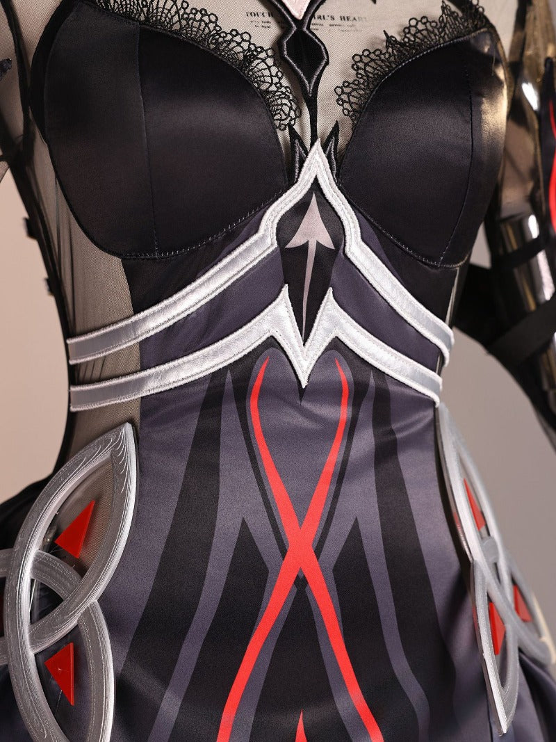 Monenjoy 原神 ロノヴァ　Ronova　 コスプレ衣装　死の執政　魔神　3d樹脂製パーツ　ワンピース　コスチューム