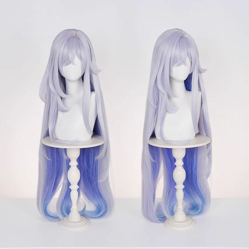 Monenjoy　原神　スカーク 　ウィッグ　鬘　虚星の来臨 100cm　コスプレ道具