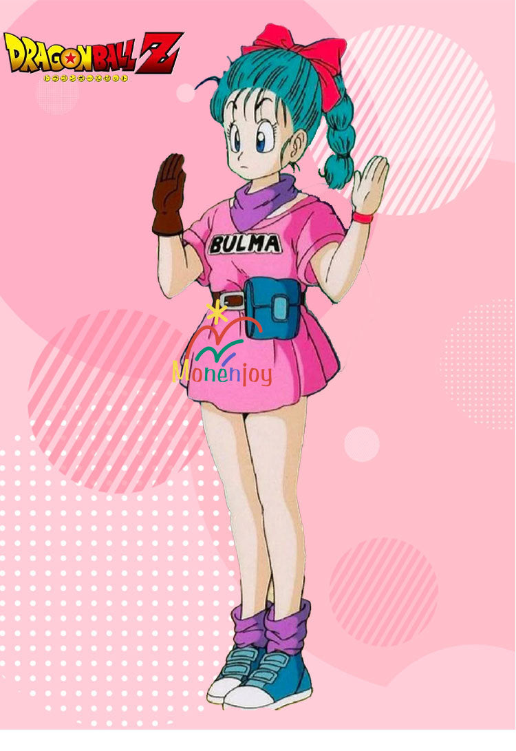 Monenjoy　ドラゴンボール　ブルマ　コスプレ衣装　ワンピース　イベントGS1354 - Monenjoy