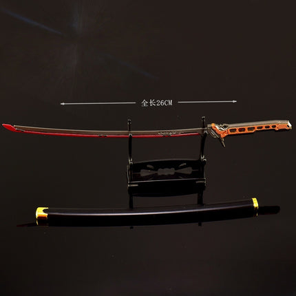 Monenjoy サイバーパンク2077 　武士　サムライ刀　26㎝　 アリーナブレイクアウト ミニチュア　武器モデル　アクセサリー　武器ファン